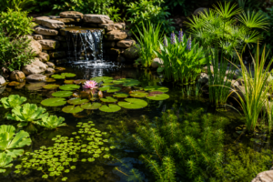 low maintenance pond plants